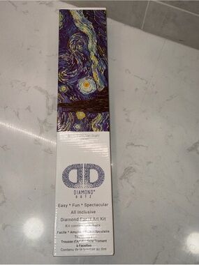 New diamond dotz starry night Van Gogh diamond facet art kit DD9.001 20x16in